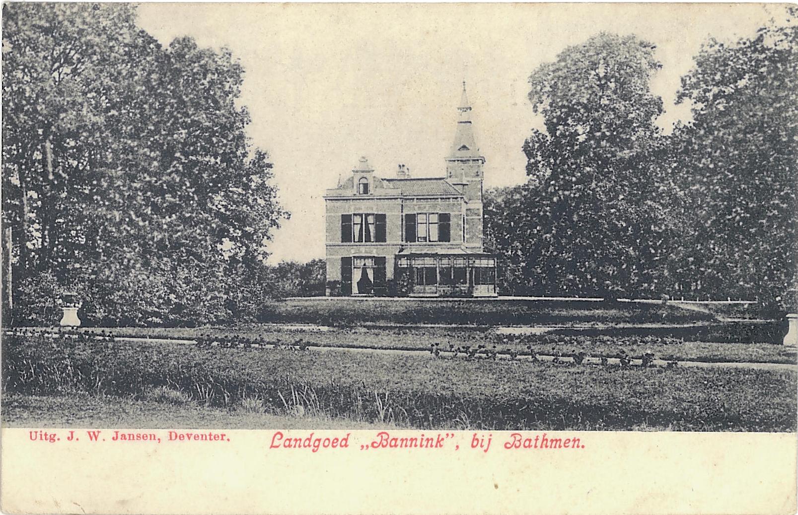 landgoed bannink bathmen colmschate