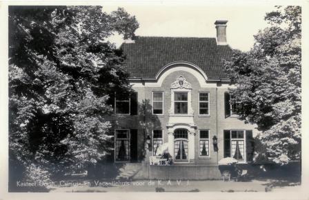 kasteel huize dorth vakantiehuis KAVJ 1948