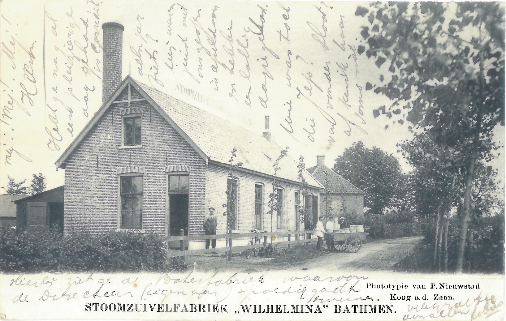 Bathmen stoomzuivelfabriek Wilhelmina